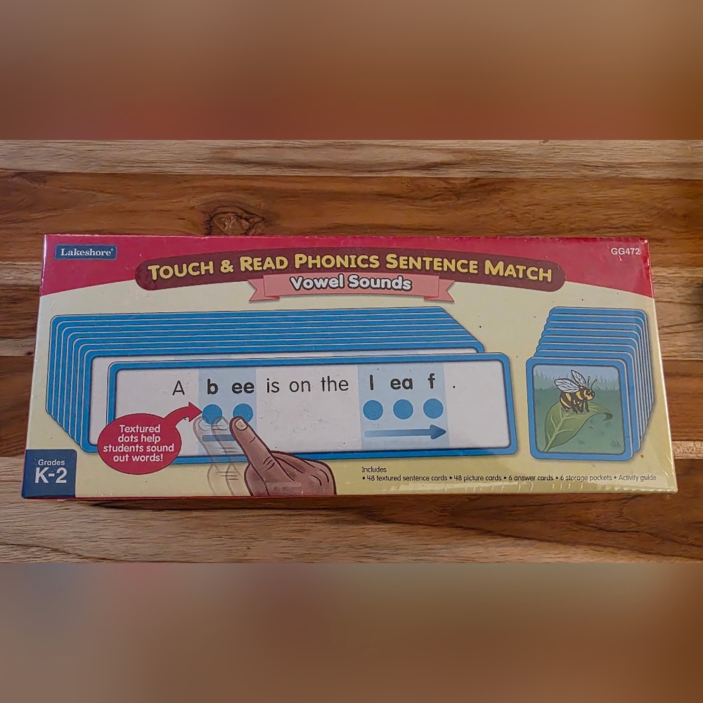 Lakeshore Touch & Read Phonics Sentence Match